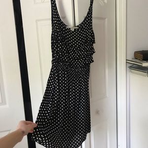 American Rag black and white polka dot dress